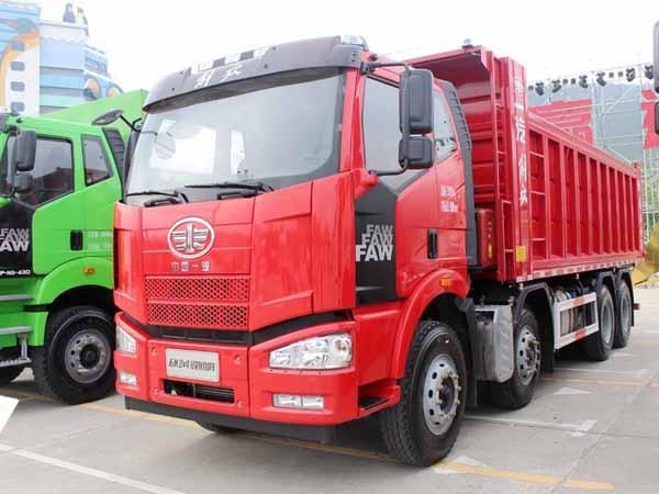 FAW Jiefang J6M heavy truck dump truck 8×4
